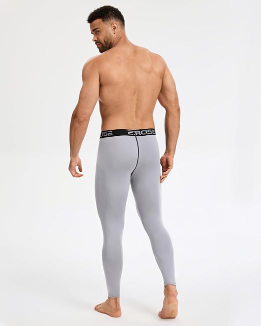 Mexholin 4 Pack Thermal Underwear for Men Long Johns Fleece Lined